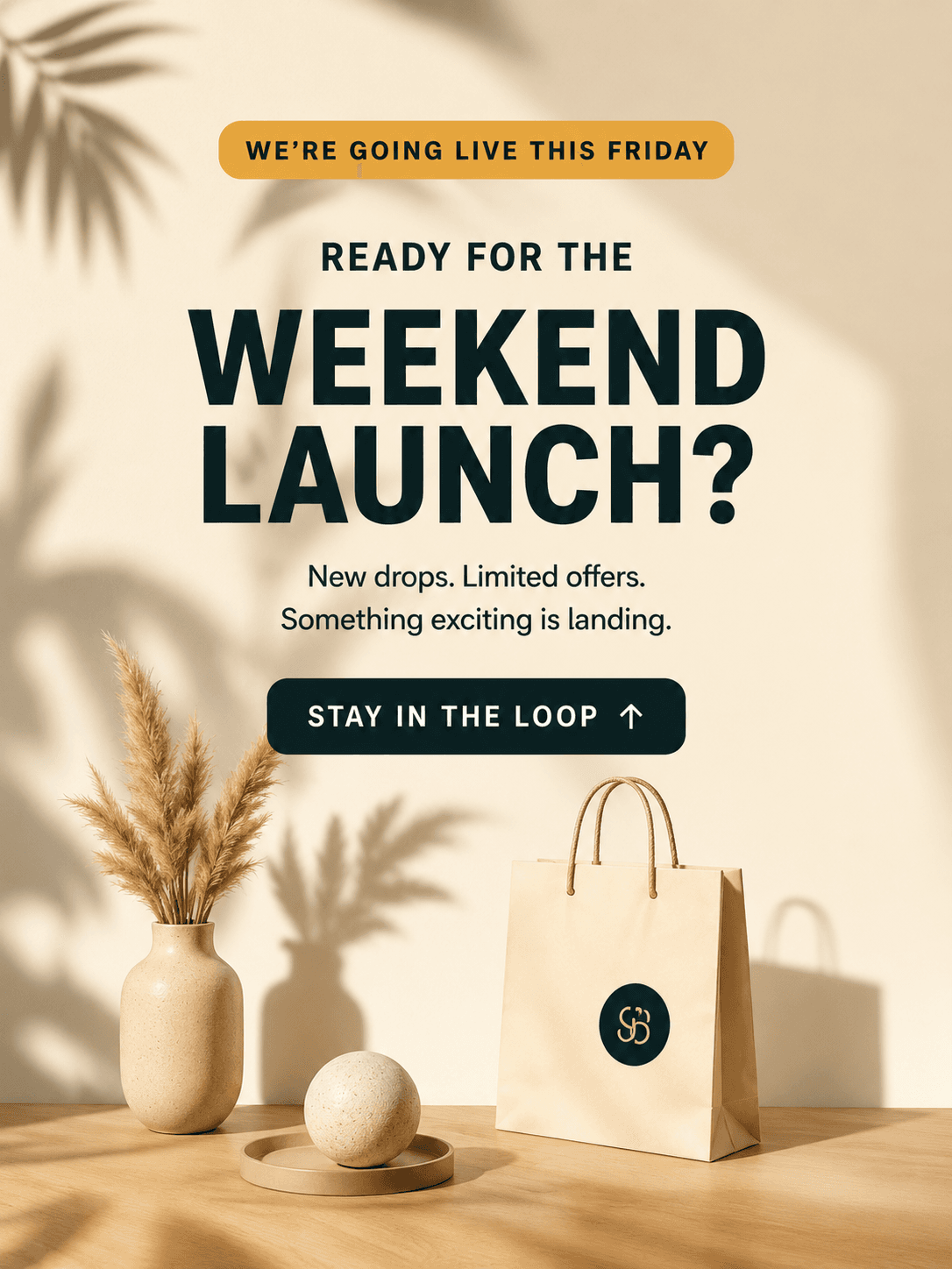 Weekend Launch Instagram post submitted for client review